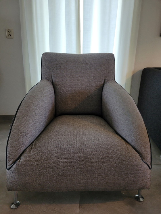 Image 1 of 2X fauteuil Topform avec pouf