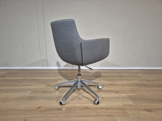 Image 1 of 8X Ahrend - Chaises de bureau/salle à manger - Gris - Rose -Design