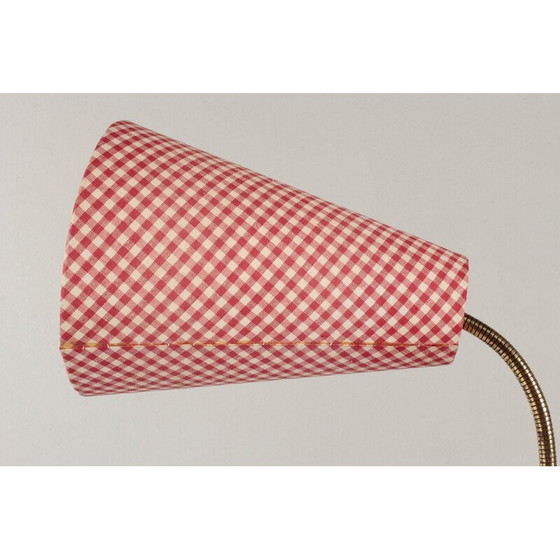 Image 1 of Lampe de table vintage en laiton et bambou, Allemagne 1950