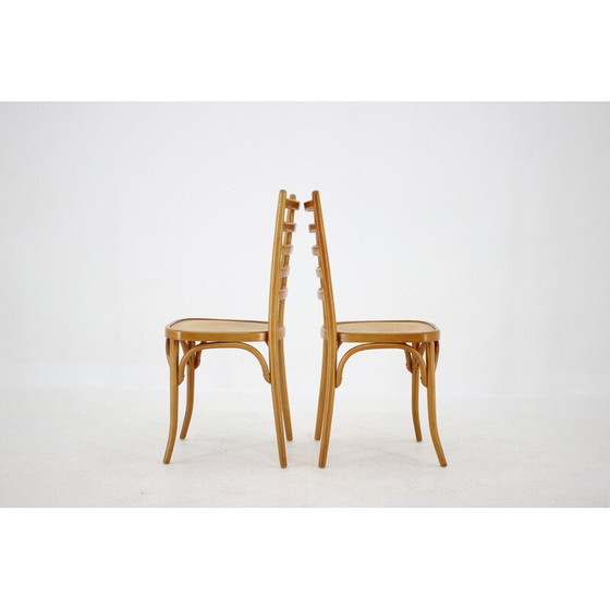 Image 1 of Ensemble de 4 chaises de salle à manger italiennes vintage, 1970