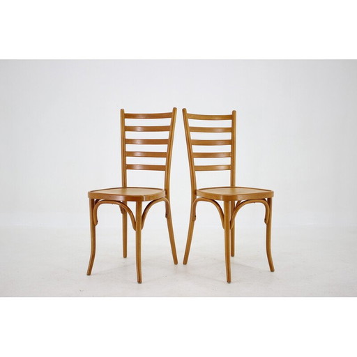 Ensemble de 4 chaises de salle à manger italiennes vintage, 1970