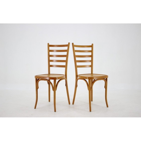 Image 1 of Ensemble de 4 chaises de salle à manger italiennes vintage, 1970