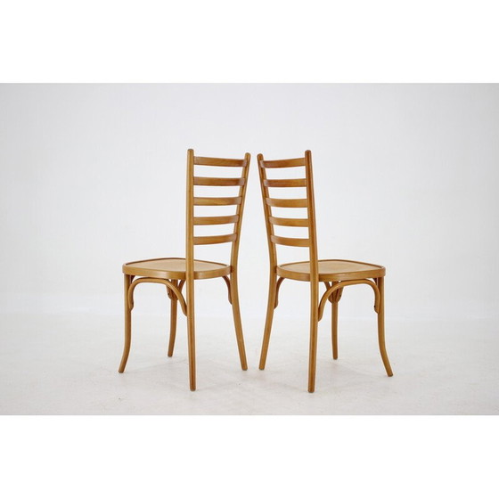 Image 1 of Ensemble de 4 chaises de salle à manger italiennes vintage, 1970