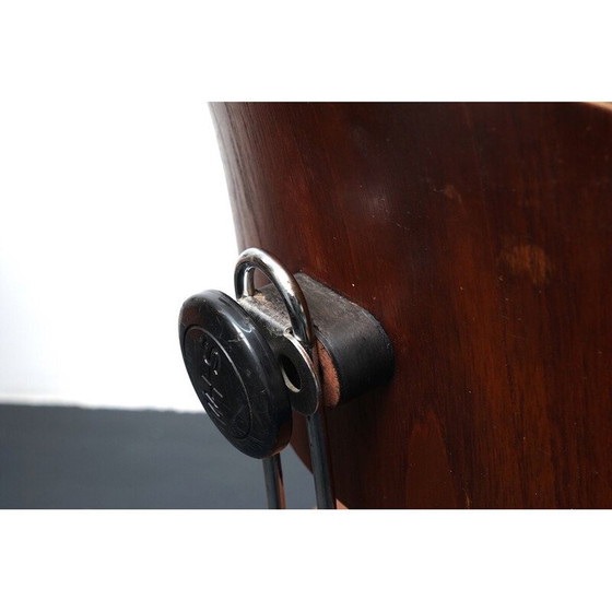 Image 1 of Paire de fauteuils pivotants en teck SE 40 vintage par Egon Eiermann pour Wilde et Spieth, Allemagne