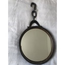 Miroir vintage en fer brut