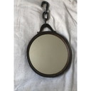 Miroir vintage en fer brut