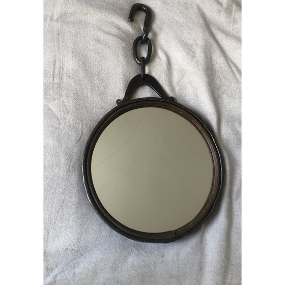 Image 1 of Miroir vintage en fer brut