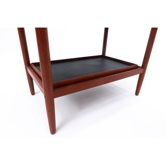 Image 1 of Table d'appoint scandinave du milieu du siècle avec plateau amovible, années 1960.