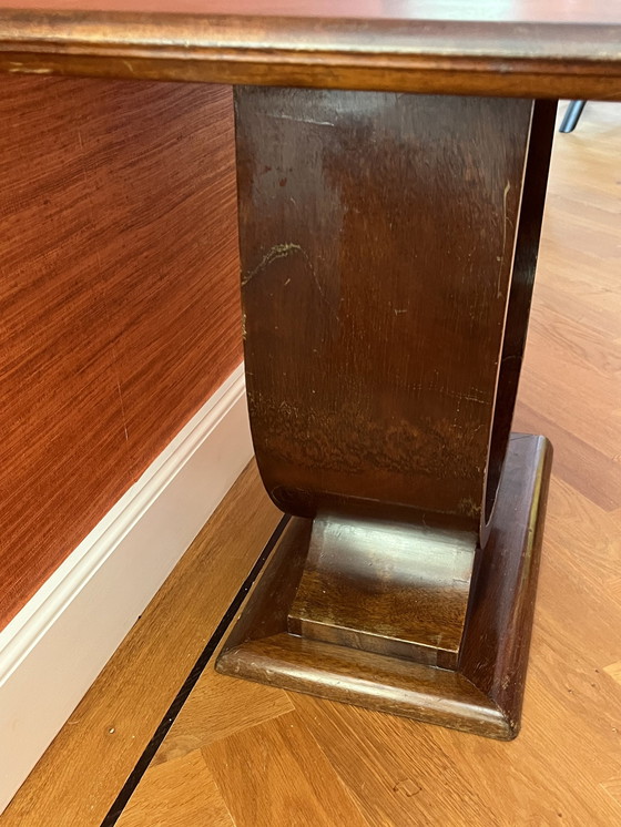 Image 1 of Table basse Art Déco Noyer