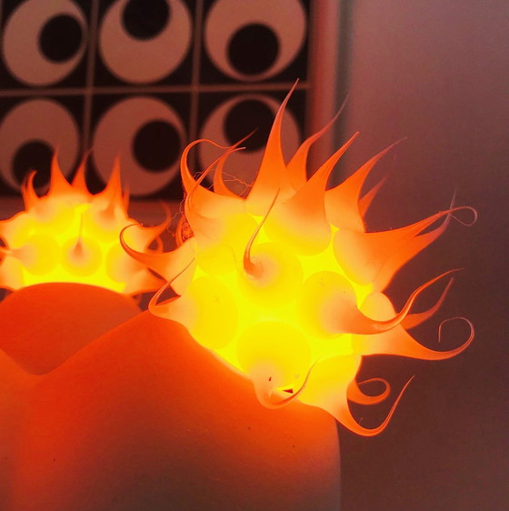 Image 1 of Lampe Vintage - Virus - Yuval Alduby - Valdesign Ubo - Space Age - 1970