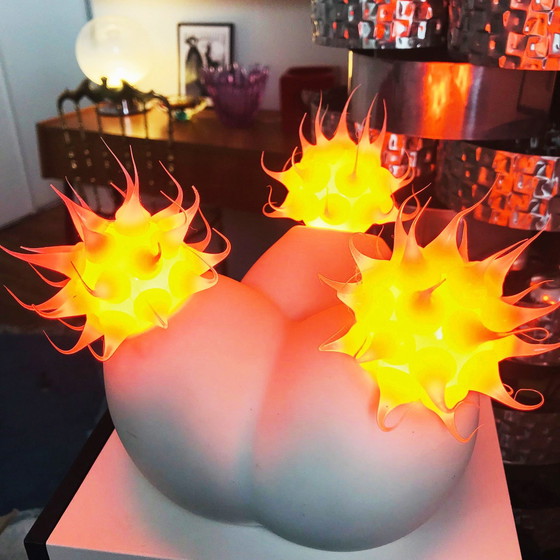 Image 1 of Lampe Vintage - Virus - Yuval Alduby - Valdesign Ubo - Space Age - 1970