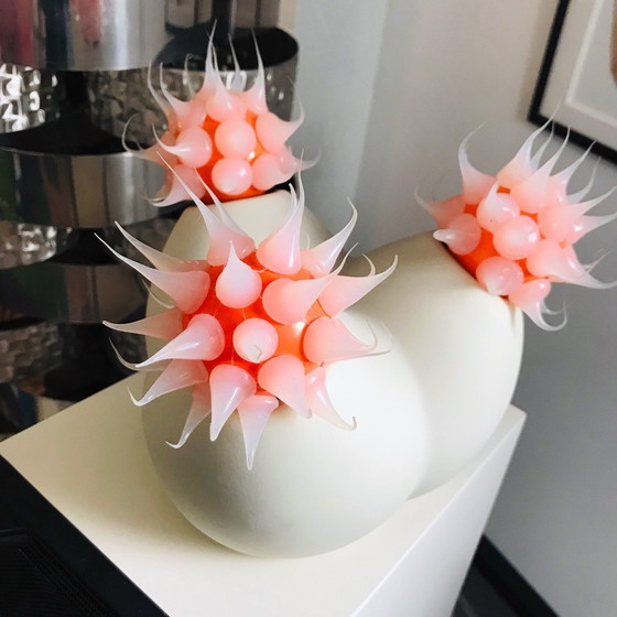 Image 1 of Lampe Vintage - Virus - Yuval Alduby - Valdesign Ubo - Space Age - 1970