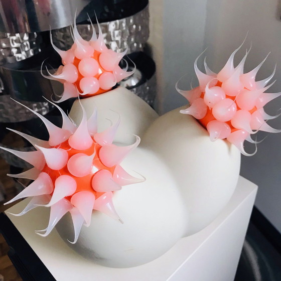 Image 1 of Lampe Vintage - Virus - Yuval Alduby - Valdesign Ubo - Space Age - 1970