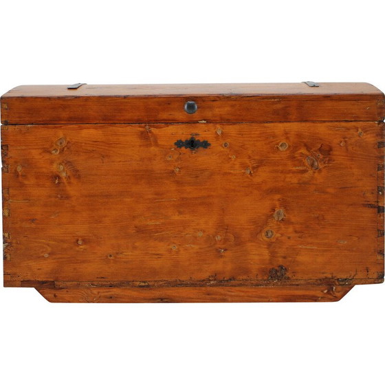 Image 1 of Coffre en bois vintage, Tchécoslovaquie