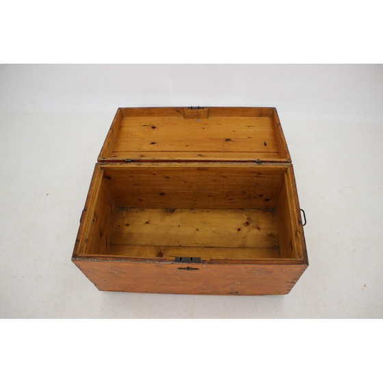 Image 1 of Coffre en bois vintage, Tchécoslovaquie