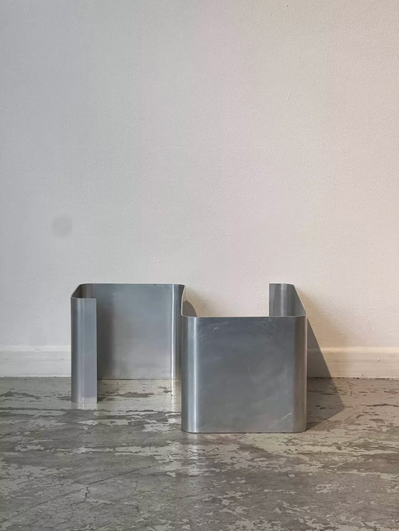 Image 1 of Ensemble D'Étagères Murales Zigzag Par Joëlle Ferlande & François Monnet