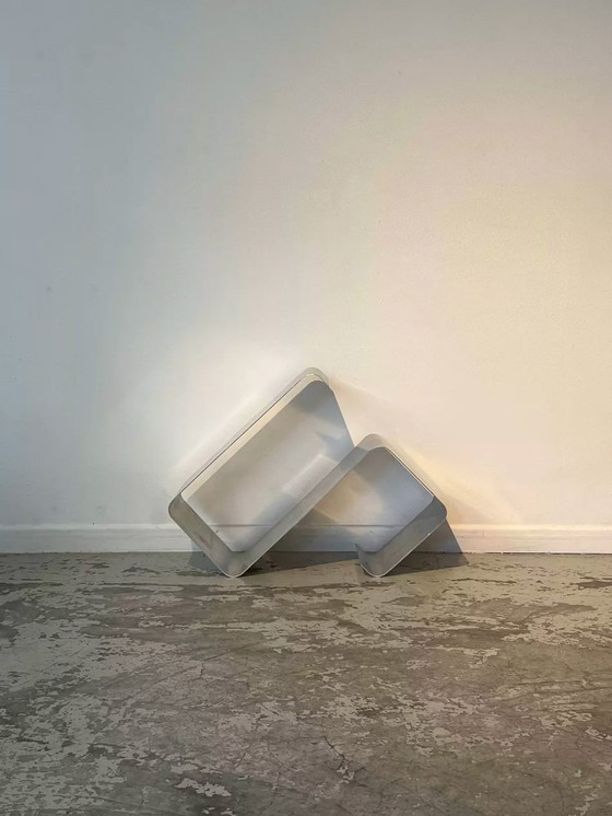 Image 1 of Ensemble D'Étagères Murales Zigzag Par Joëlle Ferlande & François Monnet