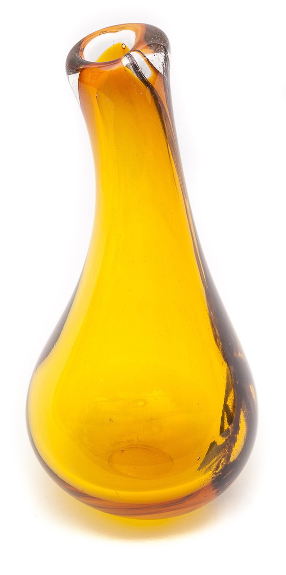 Image 1 of Vase Murano Jaune