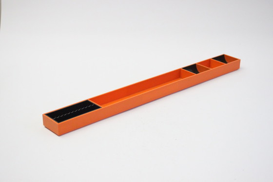 Image 1 of Kartell Orange Space Age Desk Organiser By Pio Manzu