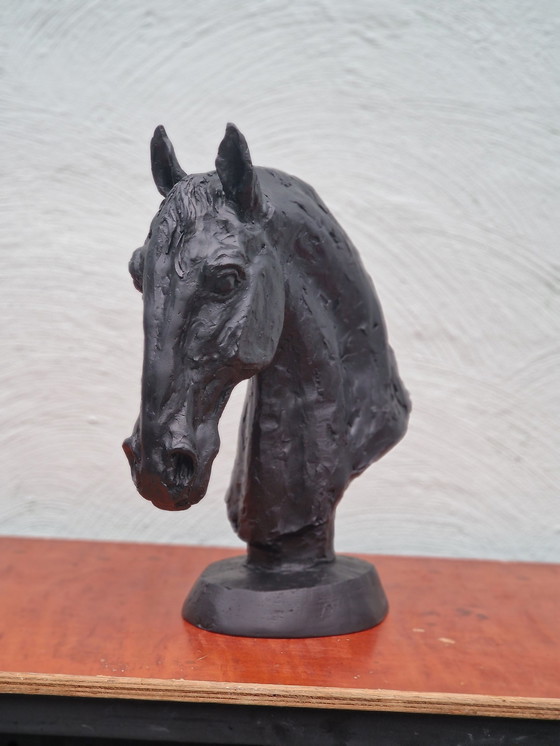 Image 1 of Nanouk Weijnen - Sculpture de cheval Tête de Lipizzan