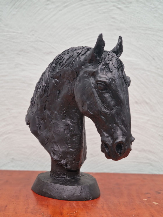 Image 1 of Nanouk Weijnen - Sculpture de cheval Tête de Lipizzan