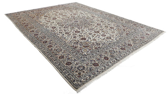 Image 1 of Tapis persan original noué à la main Kashan Fin 385 X 291 cm