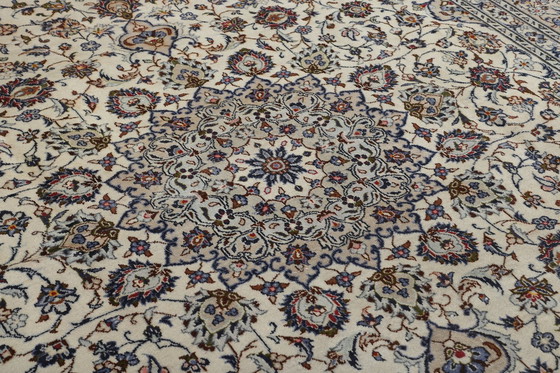 Image 1 of Tapis persan original noué à la main Kashan Fin 385 X 291 cm