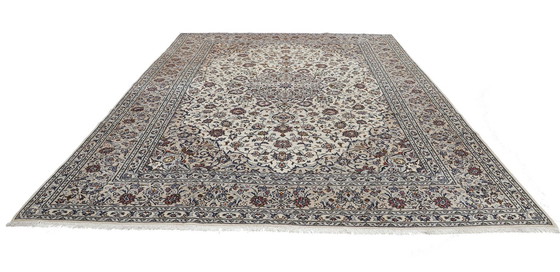 Image 1 of Tapis persan original noué à la main Kashan Fin 385 X 291 cm