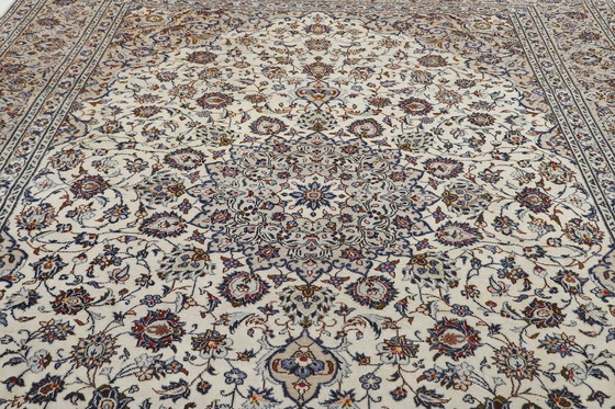 Image 1 of Tapis persan original noué à la main Kashan Fin 385 X 291 cm