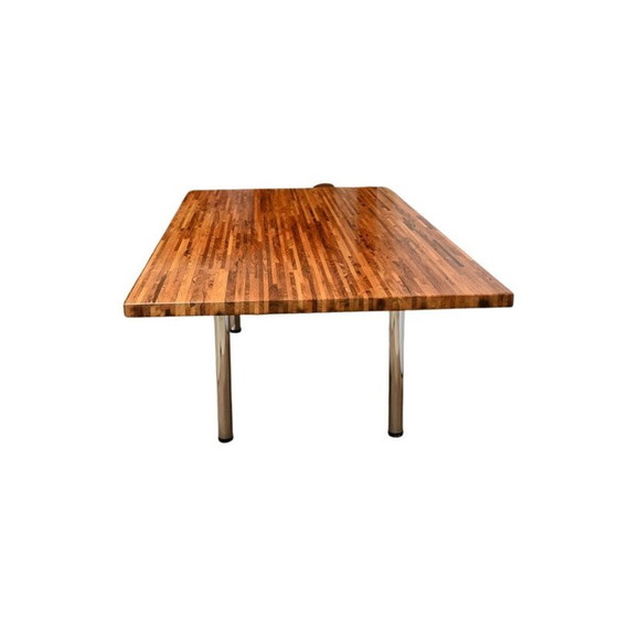 Image 1 of Table vintage en acajou et camphre, 1970