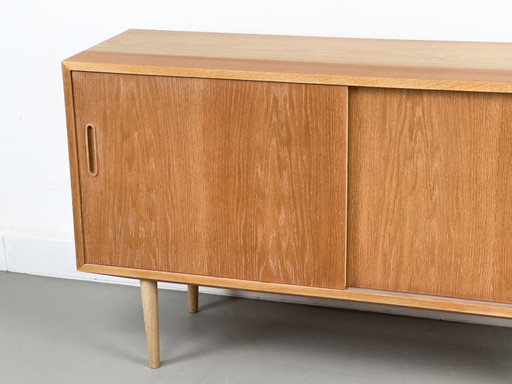 Danish Oak Sideboard By Carlo Jensen For Hundevad & Co, 1960S