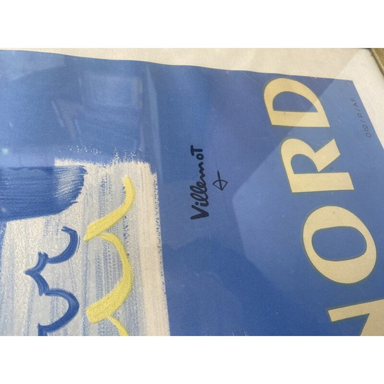 Image 1 of Affiche de voyage Air France Afrique du Nord par Bernard Villemot, 1946