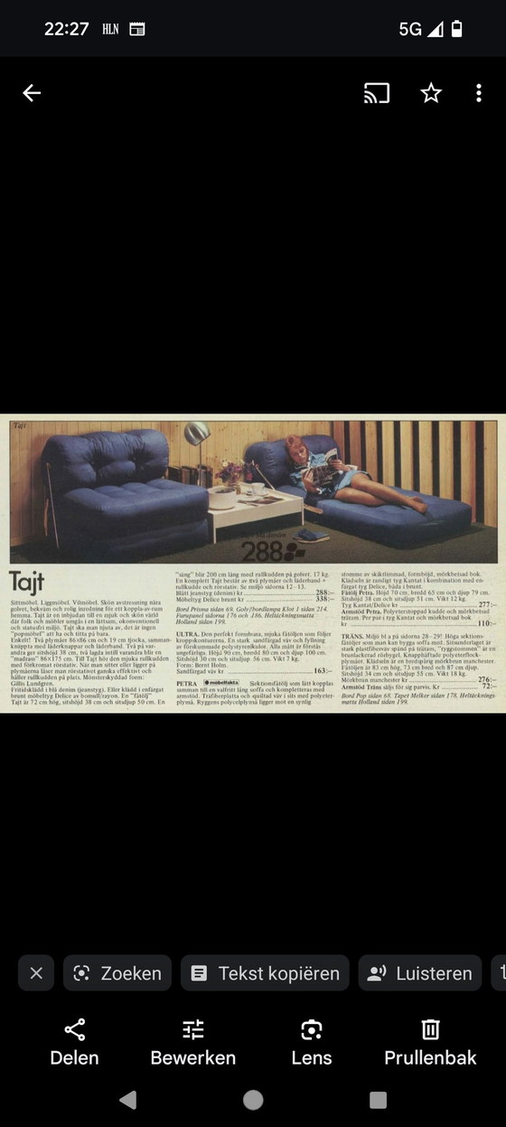 Image 1 of Ikea Tajt Chair By Gillis Lundgren 1973