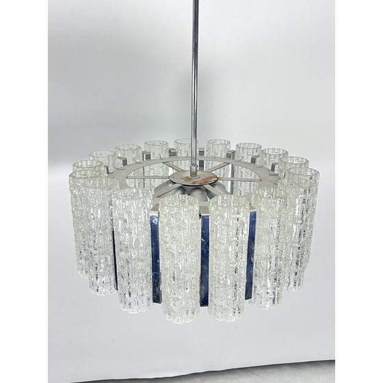 Image 1 of Paire de lustres vintage en verre de Murano, Italie 1960