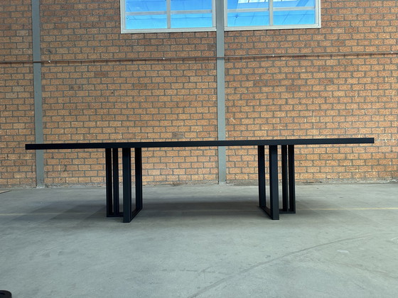 Image 1 of Qliv, Table T2 300X100Cm Chêne Coal Black