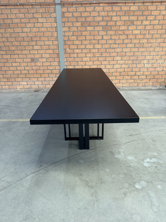 Image 1 of Qliv, Table T2 300X100Cm Chêne Coal Black