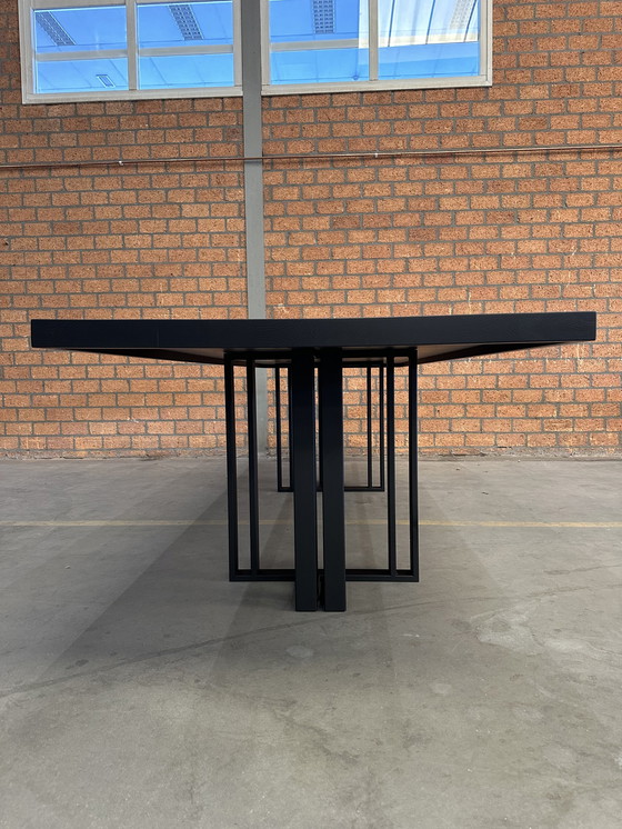 Image 1 of Qliv, Table T2 300X100Cm Chêne Coal Black