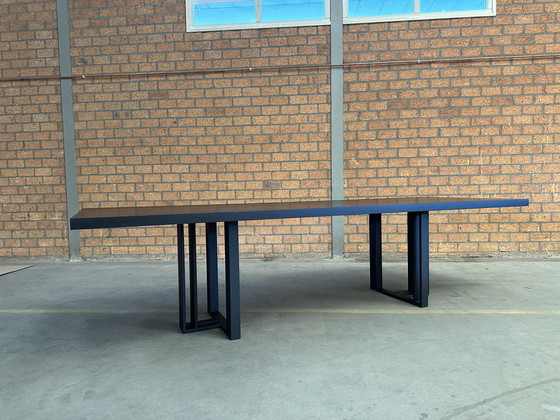 Image 1 of Qliv, Table T2 300X100Cm Chêne Coal Black