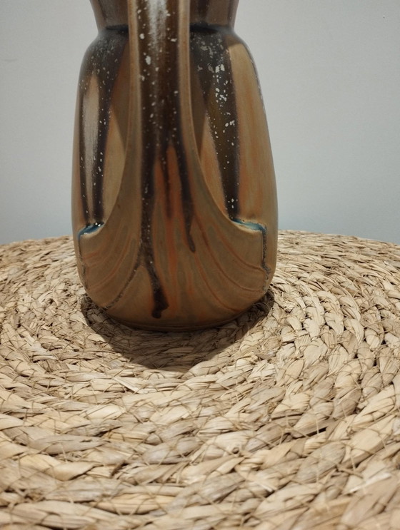 Image 1 of Céramique Vintage - Ancien Pichet, Cruche, Verseuse En Grès Flammé De Denbac - Époque Art Déco