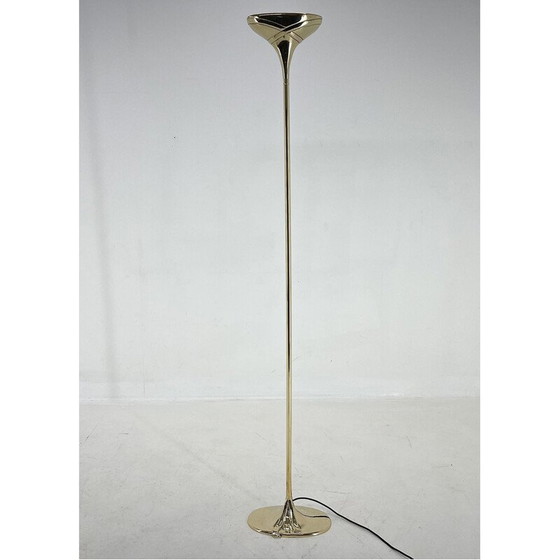 Image 1 of Lampadaire vintage en laiton, Italie 1970