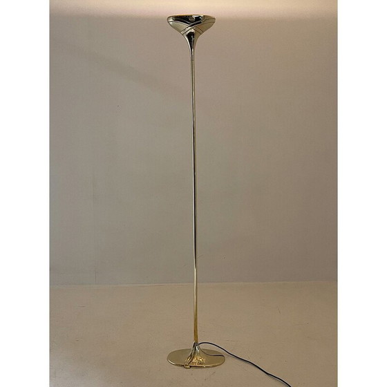 Image 1 of Lampadaire vintage en laiton, Italie 1970
