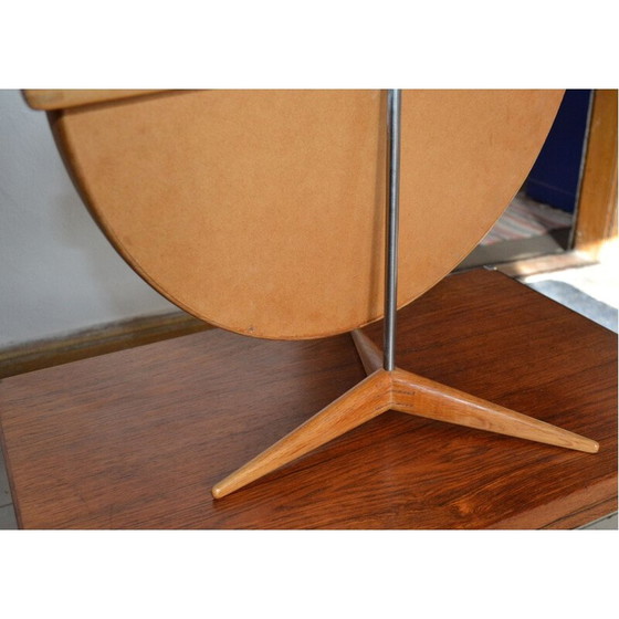 Image 1 of Miroir vintage en bois encadré par Uno et Osten Kristiansson pour Luxus, Suède 1960