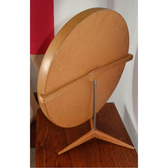 Image 1 of Miroir vintage en bois encadré par Uno et Osten Kristiansson pour Luxus, Suède 1960