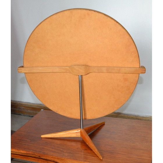 Image 1 of Miroir vintage en bois encadré par Uno et Osten Kristiansson pour Luxus, Suède 1960