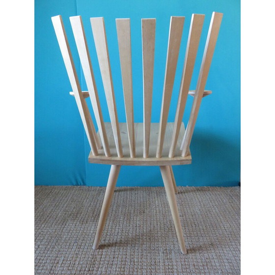 Image 1 of Paire de fauteuils vintage avec pieds coniques ronds