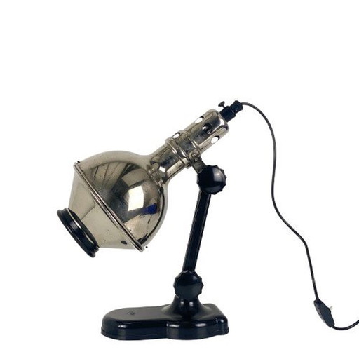 Lampe Directionnelle Streamline En Chrome Et Bakelite Des Années 40