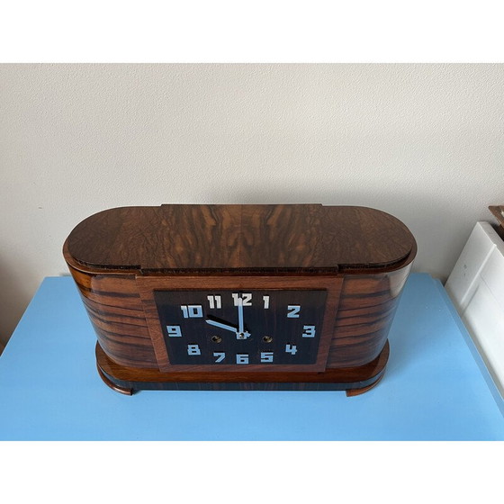 Image 1 of Horloge de cheminée Vintage Art Deco, Allemagne années 1930