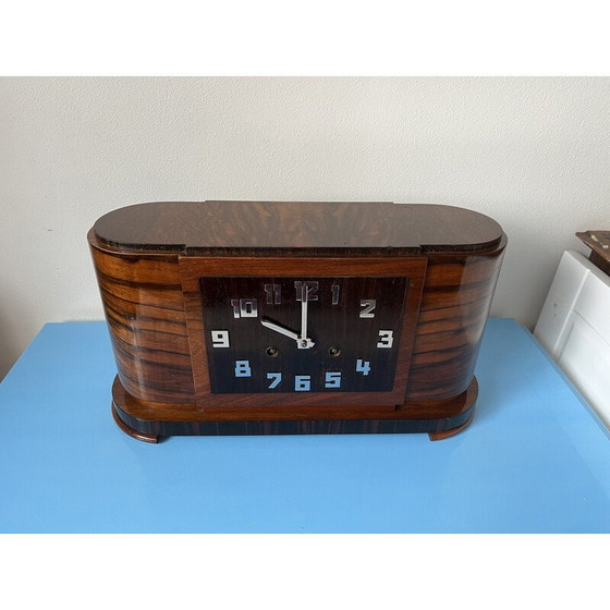 Image 1 of Horloge de cheminée Vintage Art Deco, Allemagne années 1930