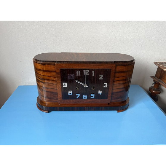 Image 1 of Horloge de cheminée Vintage Art Deco, Allemagne années 1930