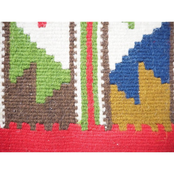 Image 1 of Tapis vintage en laine réversible Kelim, 1960